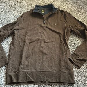 POLO RALPH LAUREN quarter zip pullover shirt M